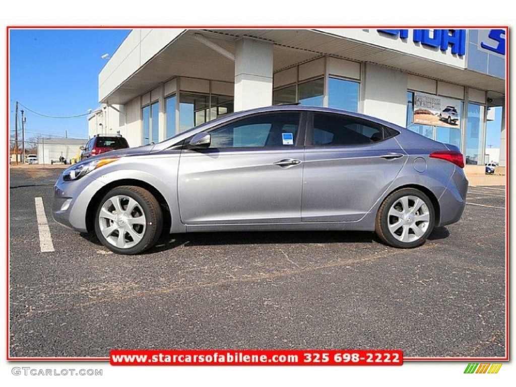 2013 Elantra Limited - Titanium Gray Metallic / Gray photo #2