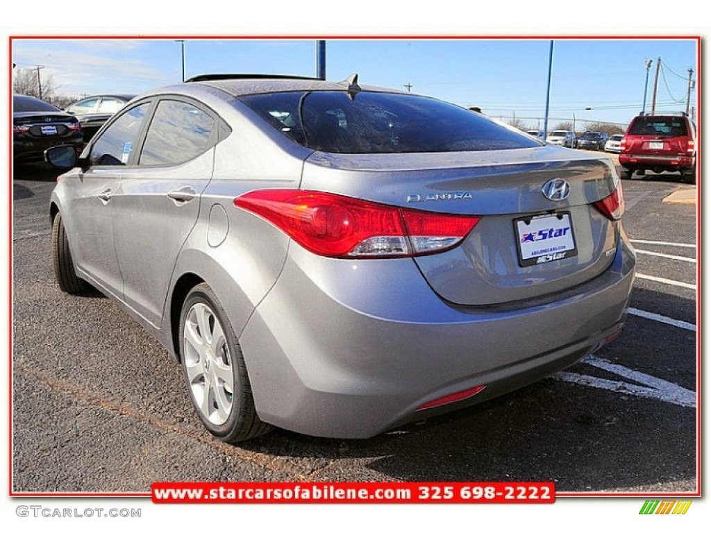 2013 Elantra Limited - Titanium Gray Metallic / Gray photo #3