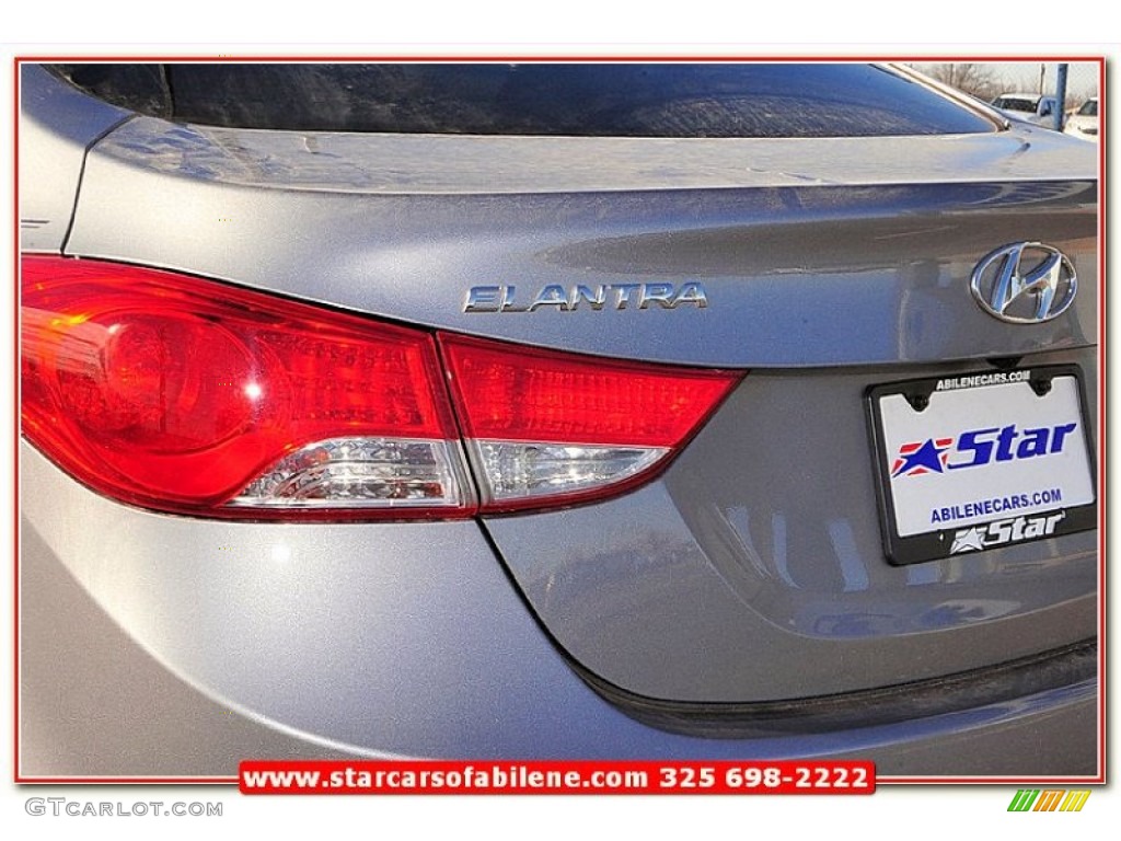 2013 Elantra Limited - Titanium Gray Metallic / Gray photo #4