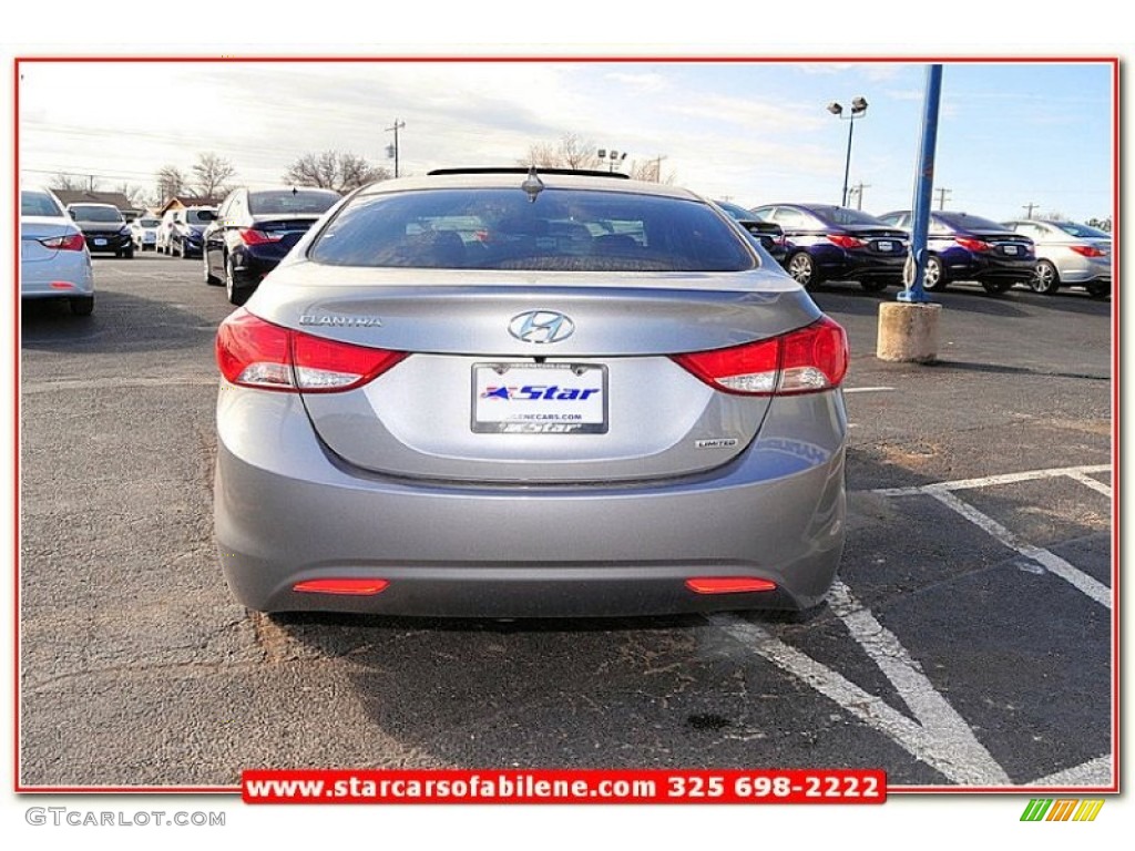 2013 Elantra Limited - Titanium Gray Metallic / Gray photo #5