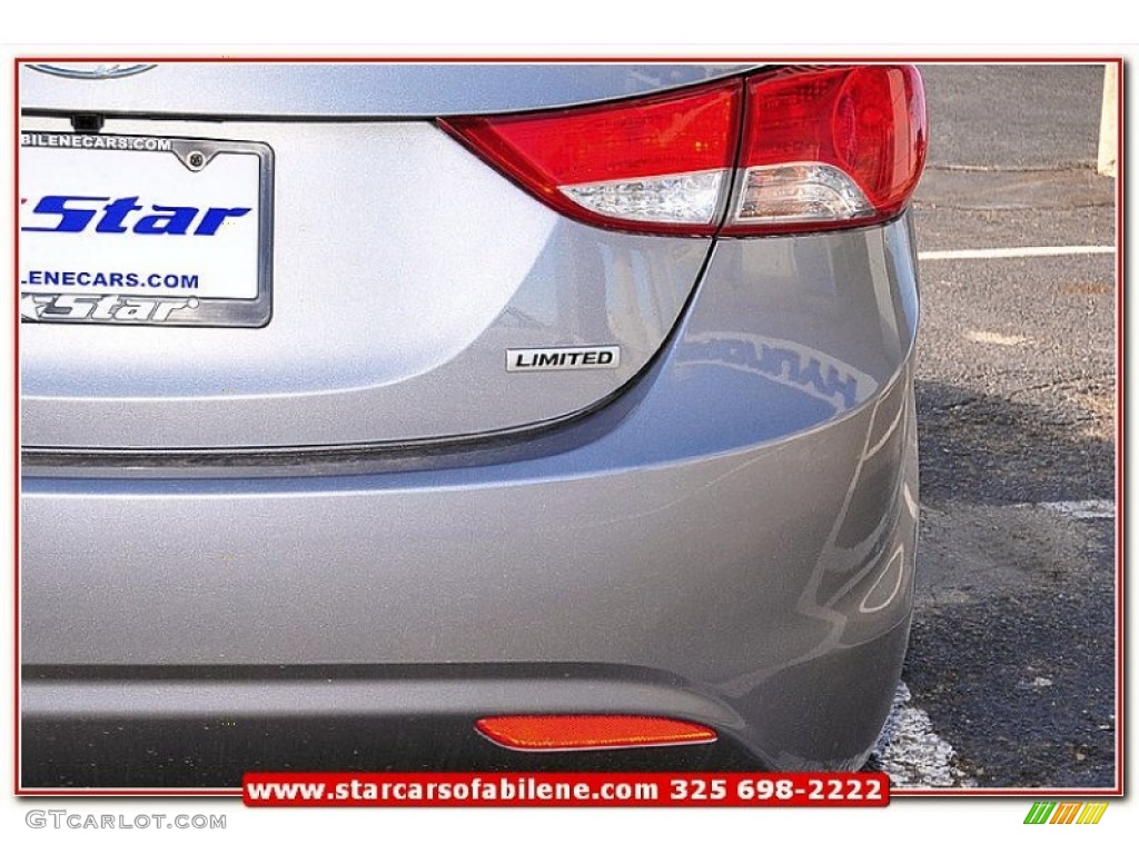 2013 Elantra Limited - Titanium Gray Metallic / Gray photo #6