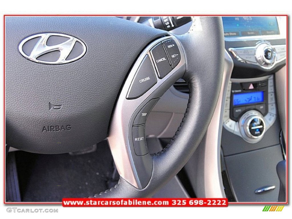 2013 Elantra Limited - Titanium Gray Metallic / Gray photo #15