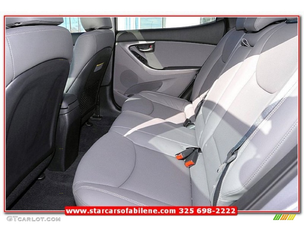 2013 Elantra Limited - Titanium Gray Metallic / Gray photo #18