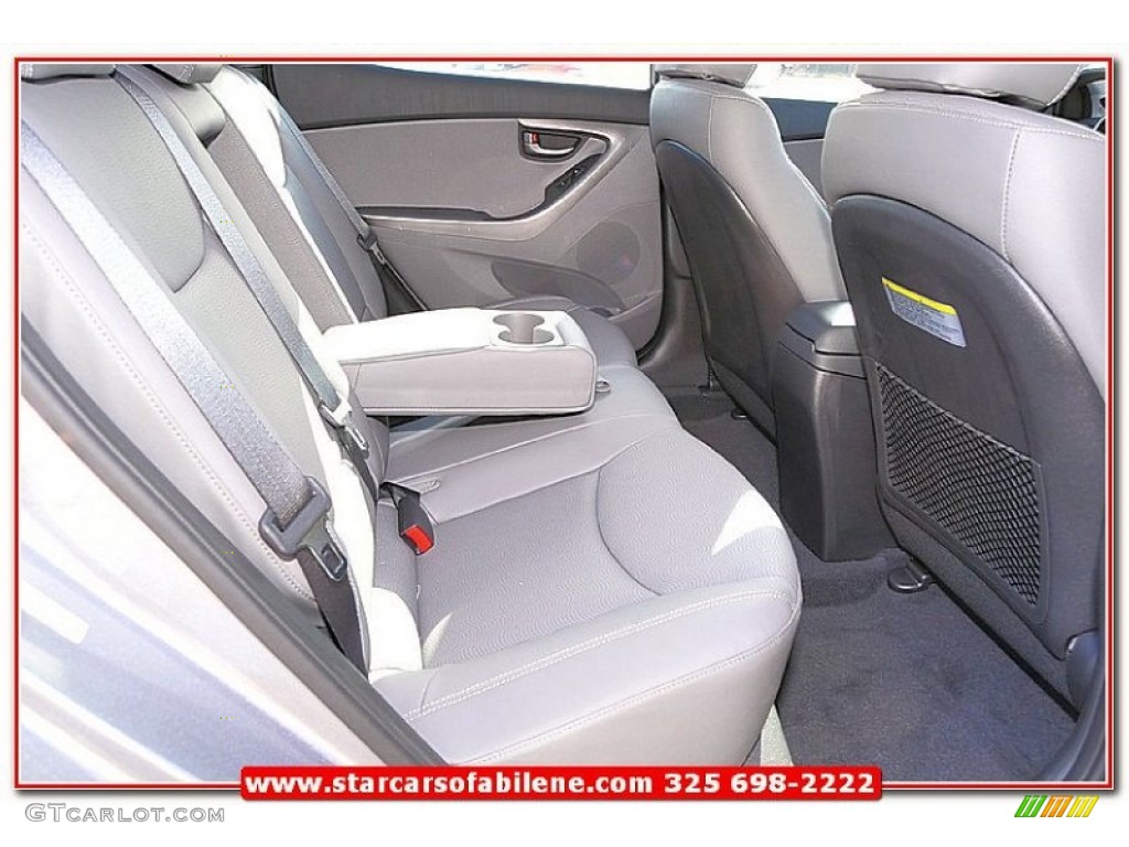 2013 Elantra Limited - Titanium Gray Metallic / Gray photo #20