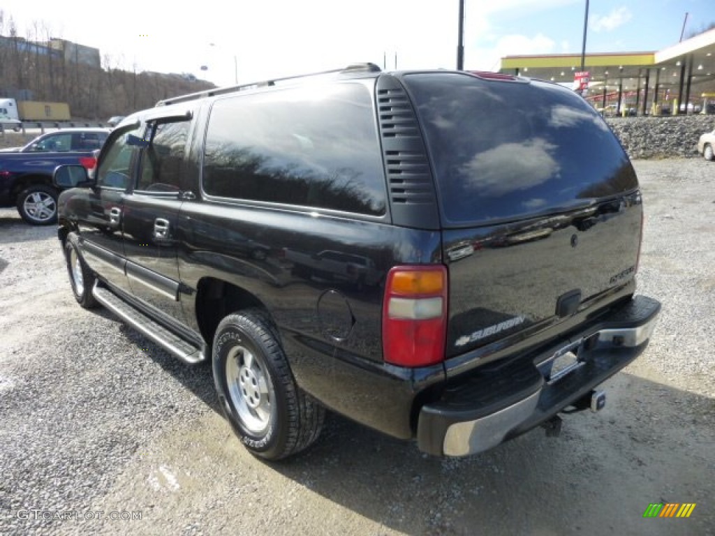 2003 Suburban 1500 LS 4x4 - Black / Gray/Dark Charcoal photo #5