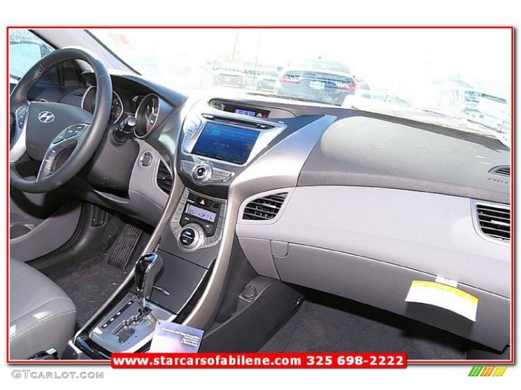 2013 Elantra Limited - Titanium Gray Metallic / Gray photo #24