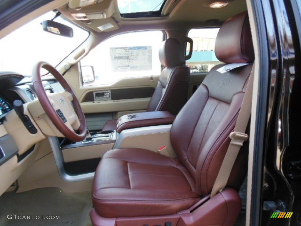 King Ranch Chaparral Leather Interior 2013 Ford F150 King Ranch SuperCrew 4x4 Photo #77101301