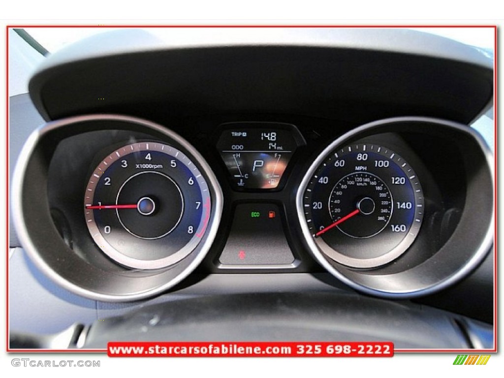 2013 Elantra Limited - Titanium Gray Metallic / Gray photo #29