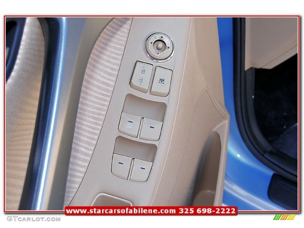 2013 Elantra GLS - Blue Sky Metallic / Beige photo #14