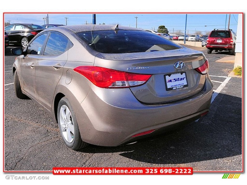 2013 Elantra GLS - Desert Bronze / Beige photo #3