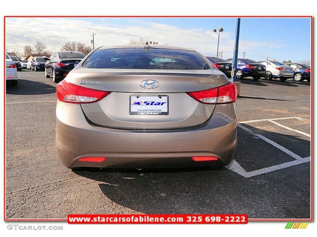 2013 Elantra GLS - Desert Bronze / Beige photo #5