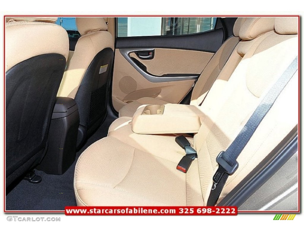 2013 Elantra GLS - Desert Bronze / Beige photo #18