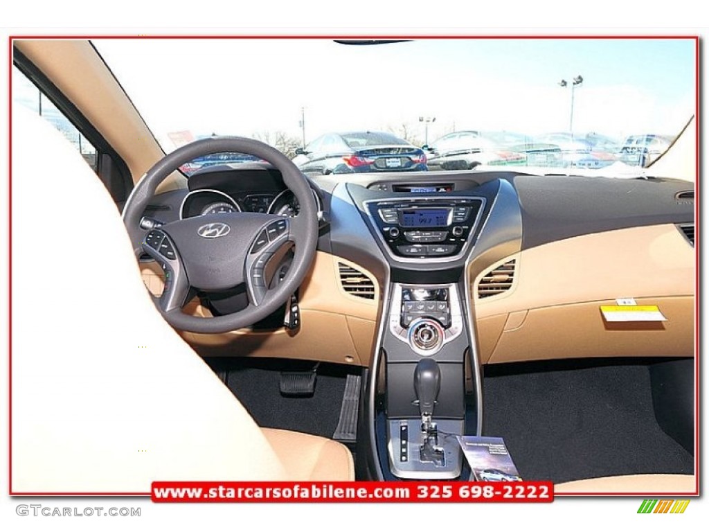2013 Elantra GLS - Desert Bronze / Beige photo #19