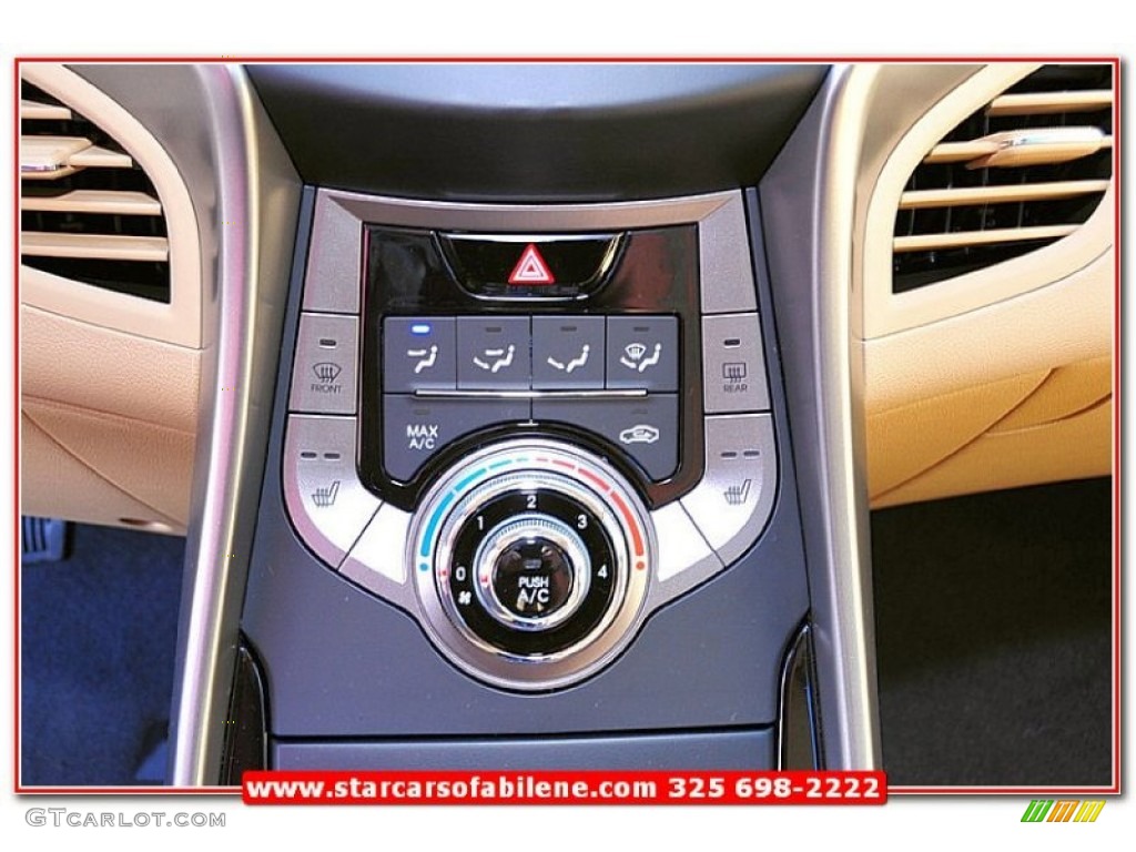2013 Elantra GLS - Desert Bronze / Beige photo #27