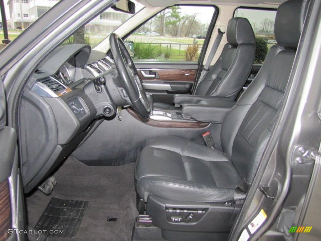 Ebony/Ebony Interior 2009 Land Rover Range Rover Sport Supercharged Photo #77102335
