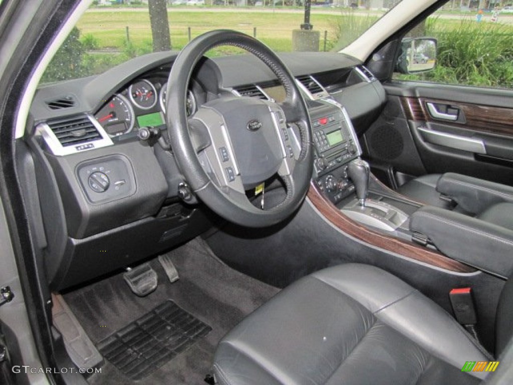 Ebony/Ebony Interior 2009 Land Rover Range Rover Sport Supercharged Photo #77102442