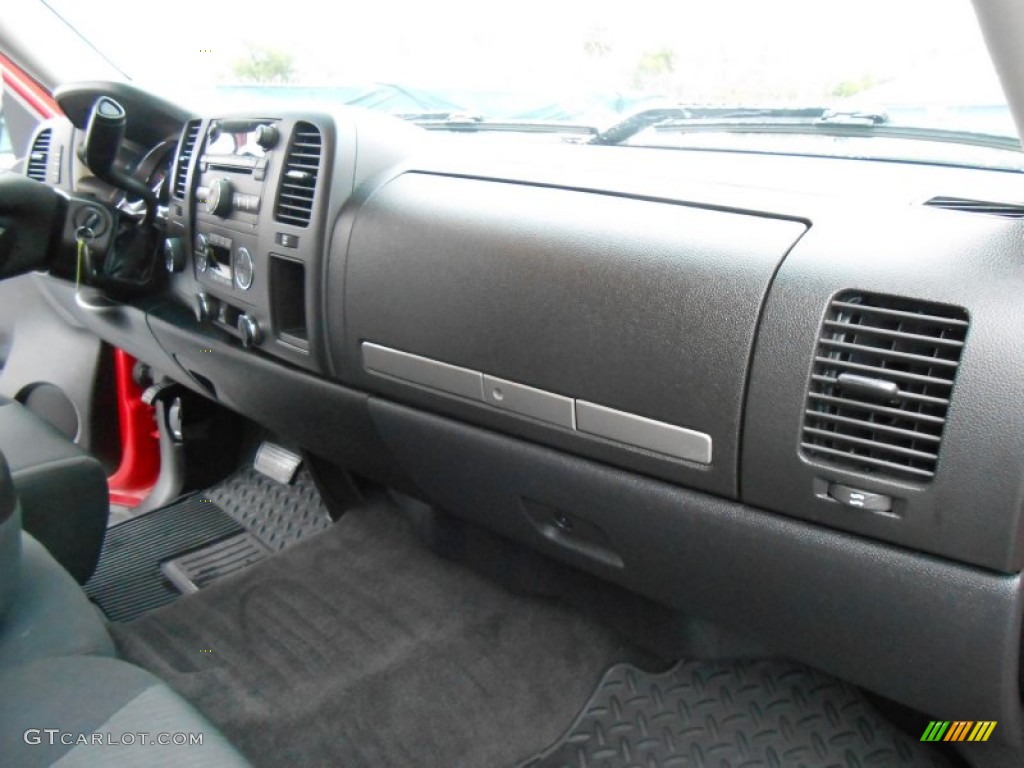 2011 GMC Sierra 1500 SLE Crew Cab 4x4 Ebony Dashboard Photo #77102443