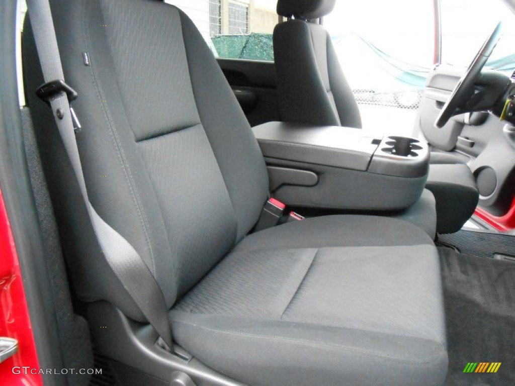 Ebony Interior 2011 GMC Sierra 1500 SLE Crew Cab 4x4 Photo #77102456