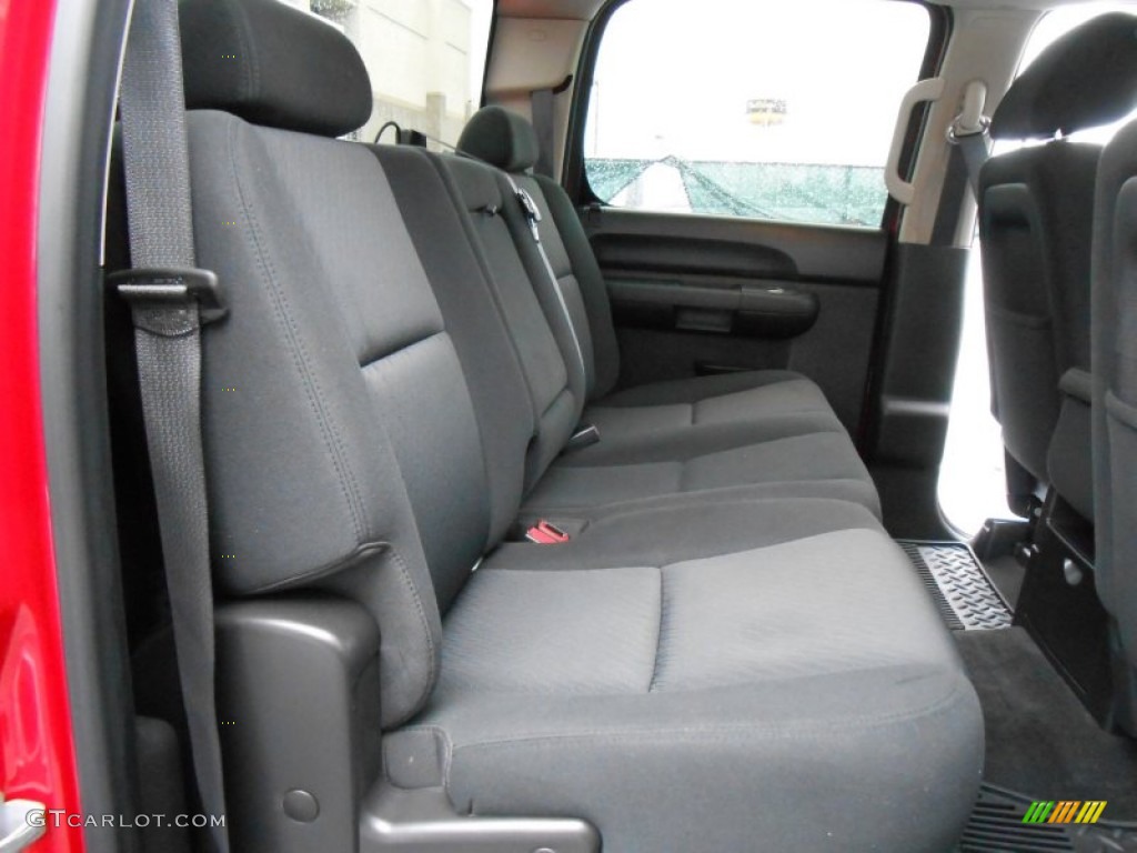 2011 GMC Sierra 1500 SLE Crew Cab 4x4 Rear Seat Photo #77102474