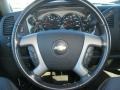 Ebony 2012 Chevrolet Silverado 3500HD LT Crew Cab 4x4 Steering Wheel
