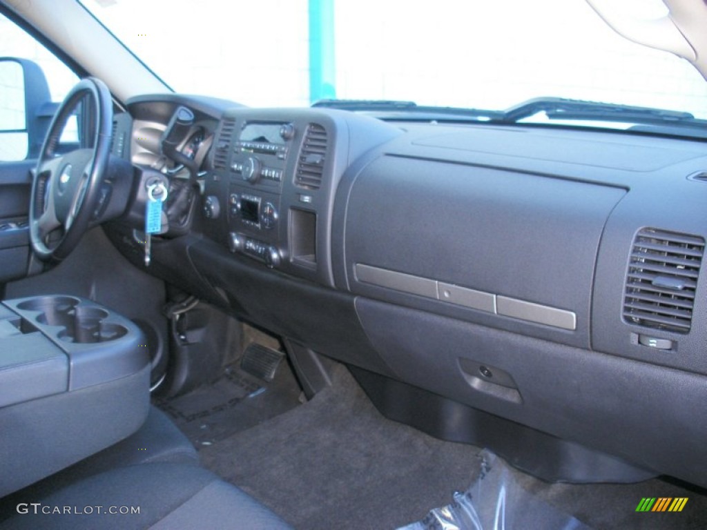 2012 Chevrolet Silverado 3500HD LT Crew Cab 4x4 Ebony Dashboard Photo #77102558