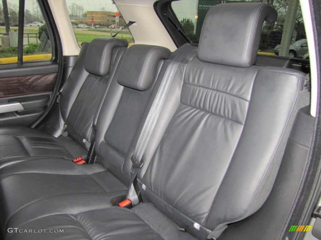 2009 Land Rover Range Rover Sport Supercharged Rear Seat Photo #77102636