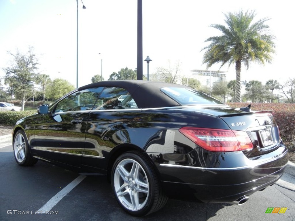 Black 2013 Mercedes-Benz E 350 Cabriolet Exterior Photo #77102882