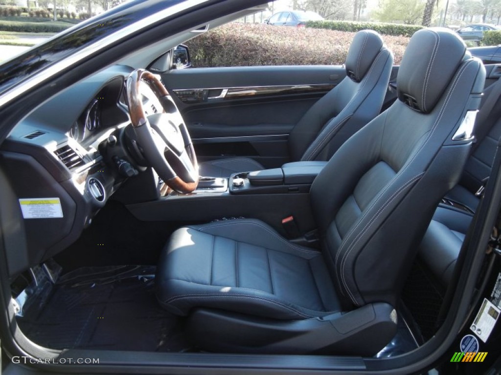 Black Interior 2013 Mercedes-Benz E 350 Cabriolet Photo #77103032