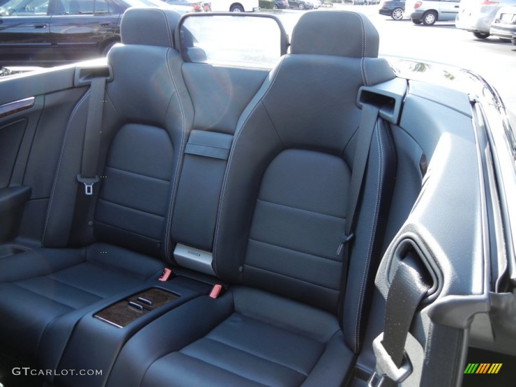 Black Interior 2013 Mercedes-Benz E 350 Cabriolet Photo #77103069