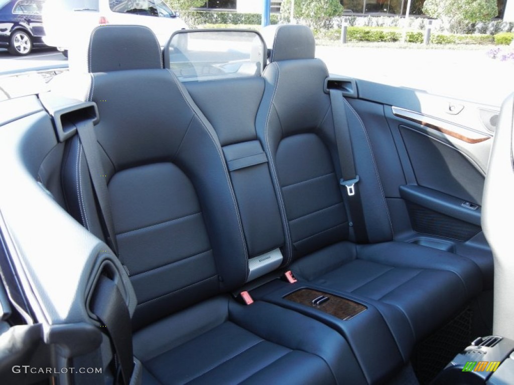 Black Interior 2013 Mercedes-Benz E 350 Cabriolet Photo #77103083