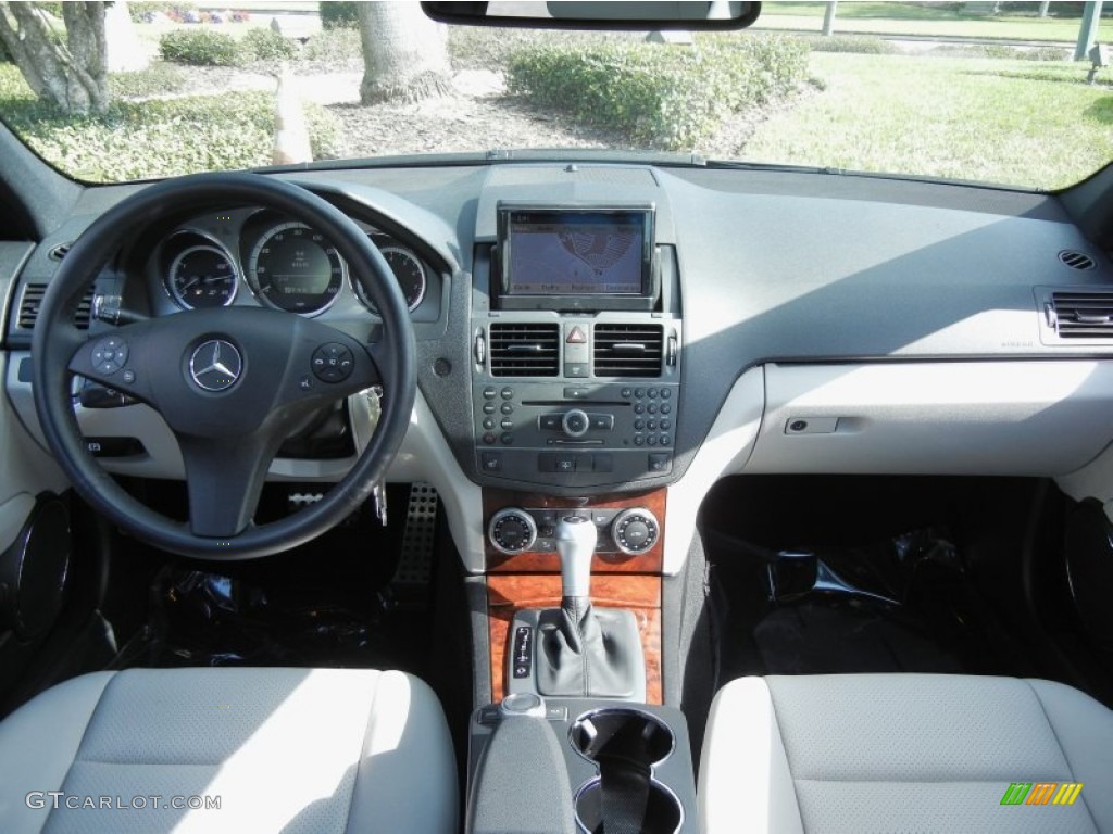 2010 Mercedes-Benz C 300 Sport 4Matic Grey/Black Dashboard Photo #77103792
