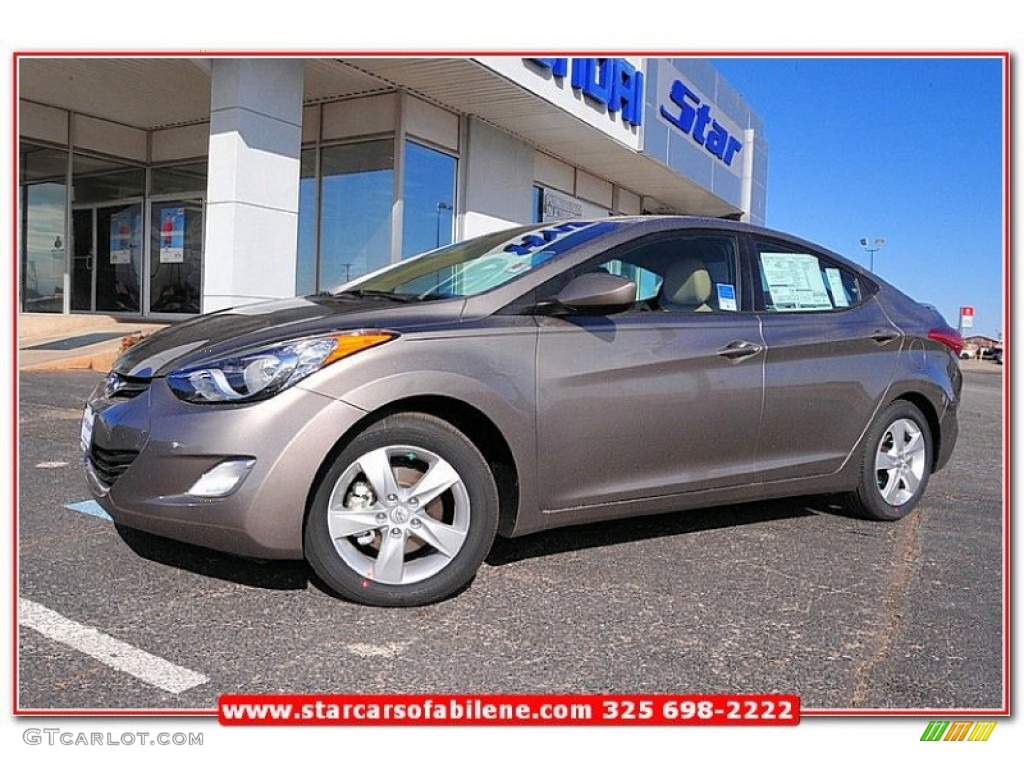 2013 Elantra GLS - Desert Bronze / Beige photo #1