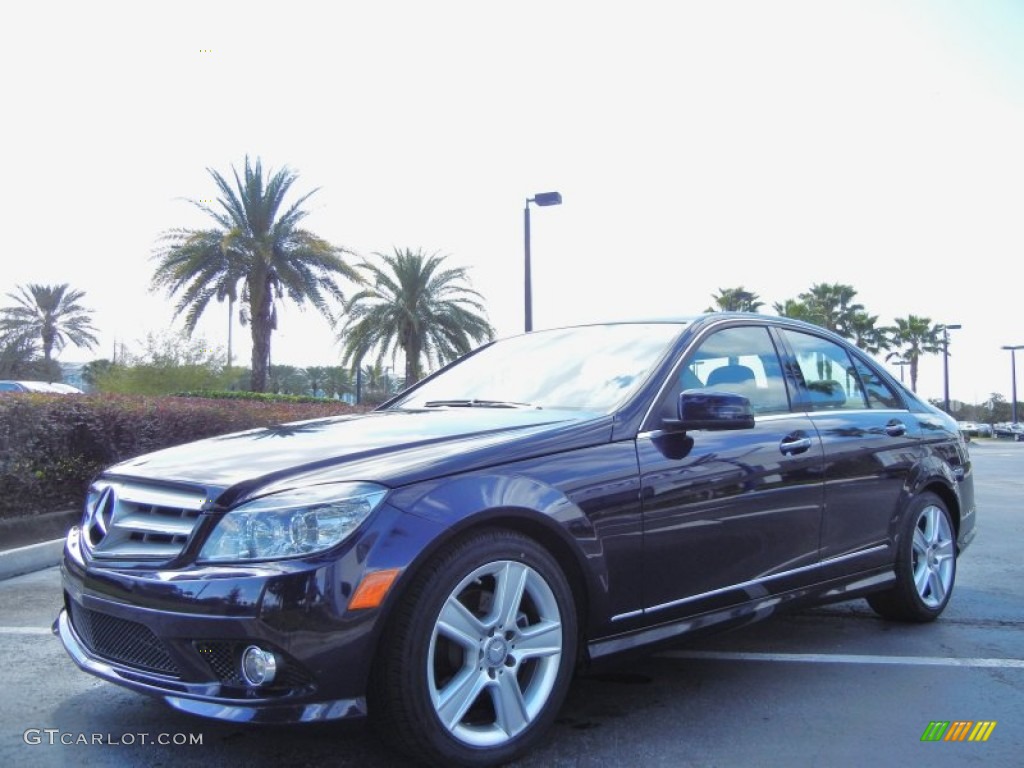 Capri Blue Metallic 2010 Mercedes-Benz C 300 Sport Exterior Photo #77103899