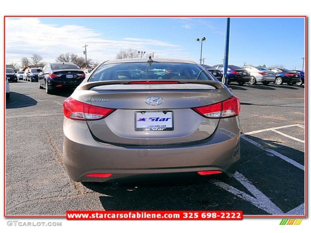 2013 Elantra GLS - Desert Bronze / Beige photo #5