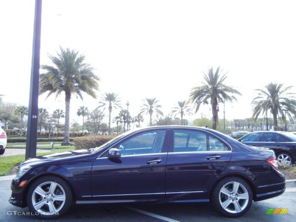 Capri Blue Metallic 2010 Mercedes-Benz C 300 Sport Exterior Photo #77103909