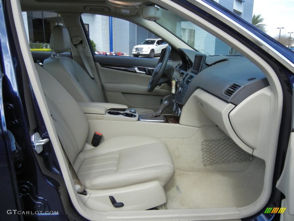 Almond/Mocha Interior 2010 Mercedes-Benz C 300 Sport Photo #77104013