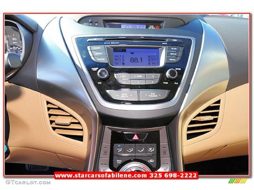 2013 Elantra GLS - Desert Bronze / Beige photo #27
