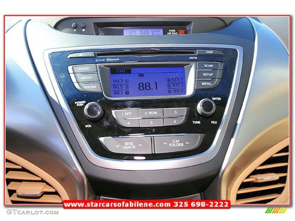 2013 Elantra GLS - Desert Bronze / Beige photo #29