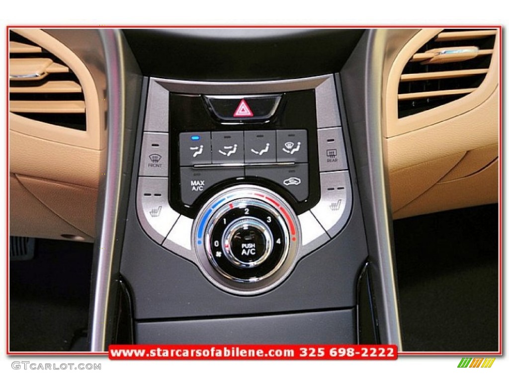 2013 Elantra GLS - Desert Bronze / Beige photo #30