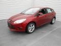 Ruby Red 2013 Ford Focus SE Hatchback Exterior