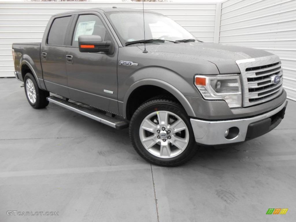 Sterling Gray Metallic 2013 Ford F150 Lariat SuperCrew Exterior Photo #77105083