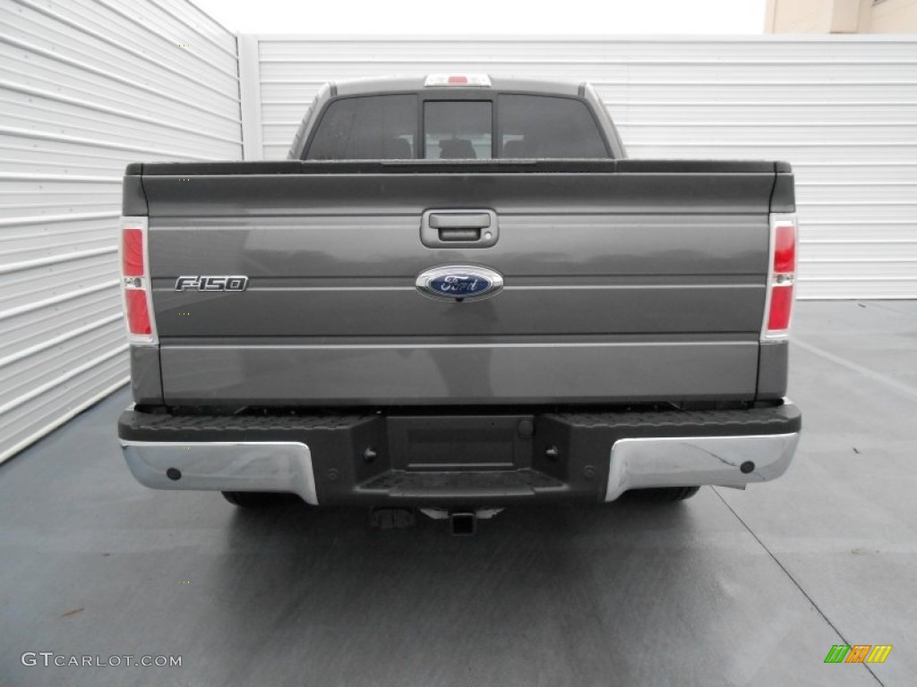 2013 F150 Lariat SuperCrew - Sterling Gray Metallic / Black photo #4