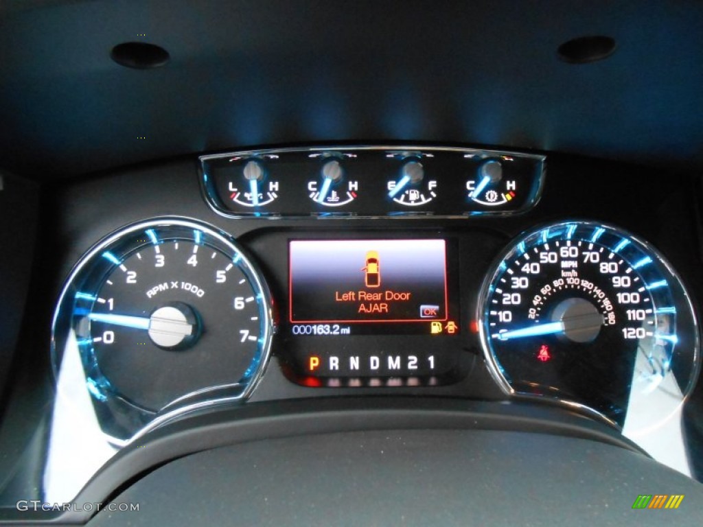 2013 Ford F150 Lariat SuperCrew 4x4 Gauges Photo #77105606
