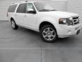 2013 White Platinum Tri-Coat Ford Expedition EL Limited  photo #1