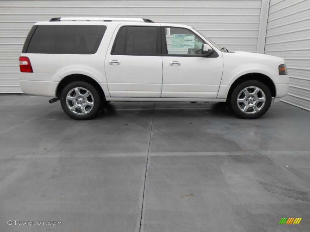 White Platinum Tri-Coat 2013 Ford Expedition EL Limited Exterior Photo #77105732