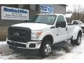 Oxford White - F350 Super Duty XL Regular Cab 4x4 Dually Photo No. 1