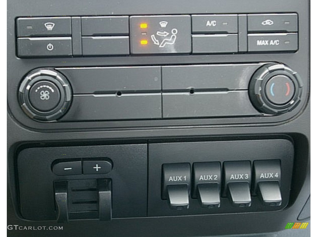2011 Ford F350 Super Duty XL Regular Cab 4x4 Dually Controls Photo #77105855