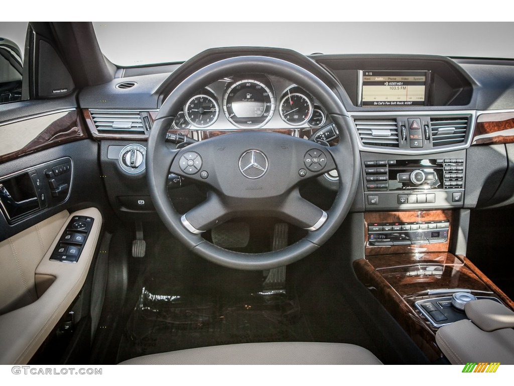 2010 Mercedes-Benz E 350 Sedan Almond Beige Dashboard Photo #77105986
