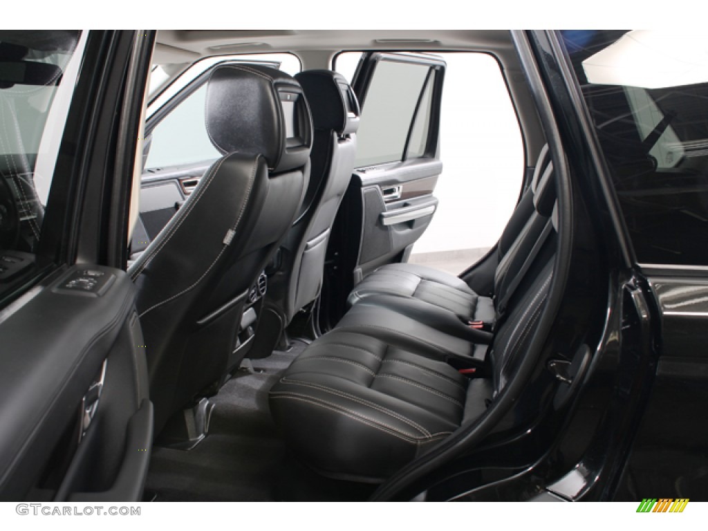 2010 Land Rover Range Rover Sport Supercharged Rear Seat Photo #77106331