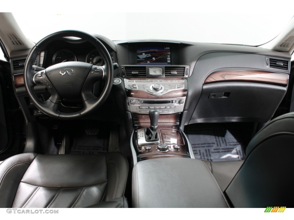 2011 Infiniti M 56x AWD Sedan Java Dashboard Photo #77106544